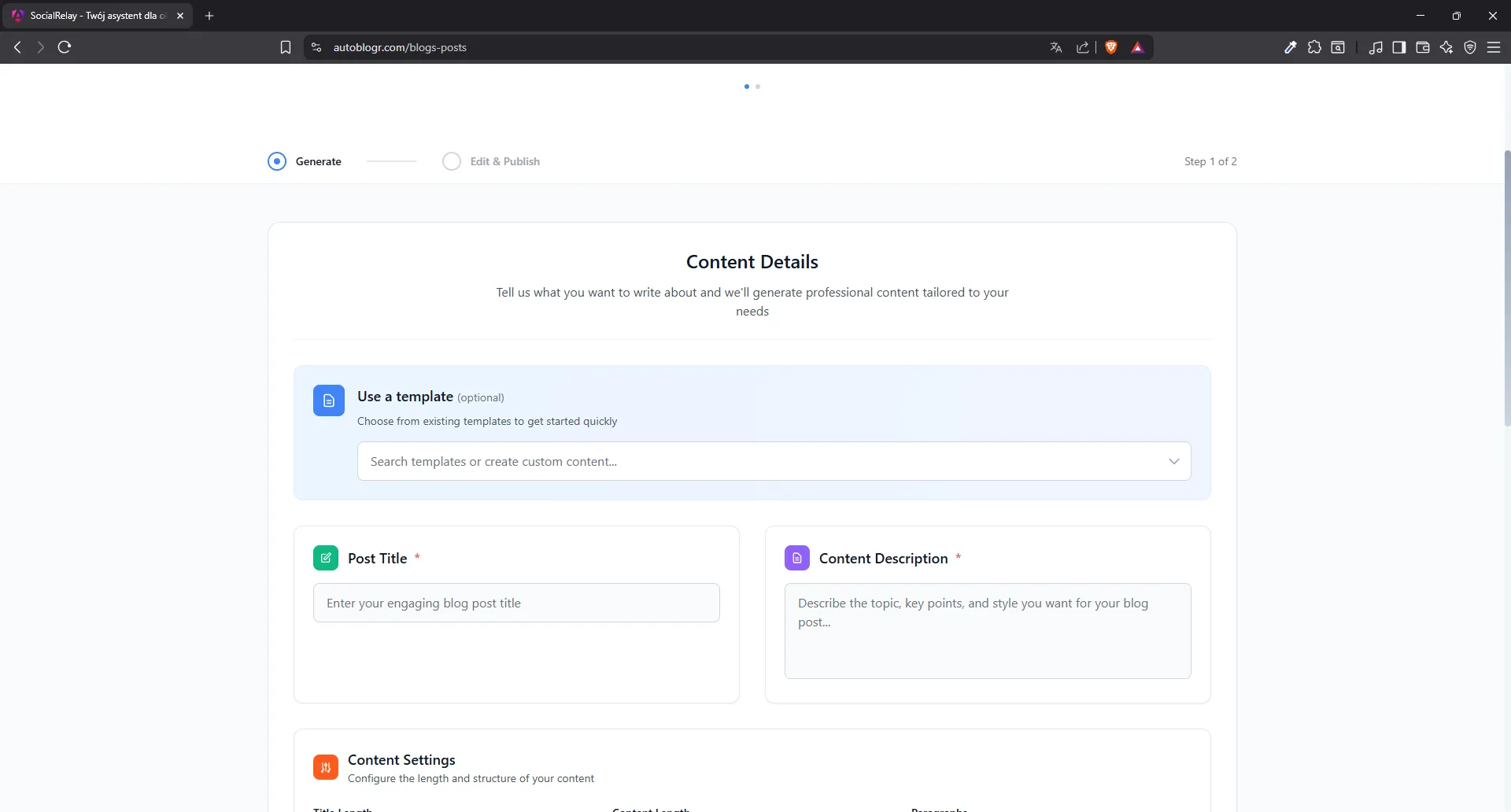 AutoBlogR.com - Project thumbnail 6, click to view full size