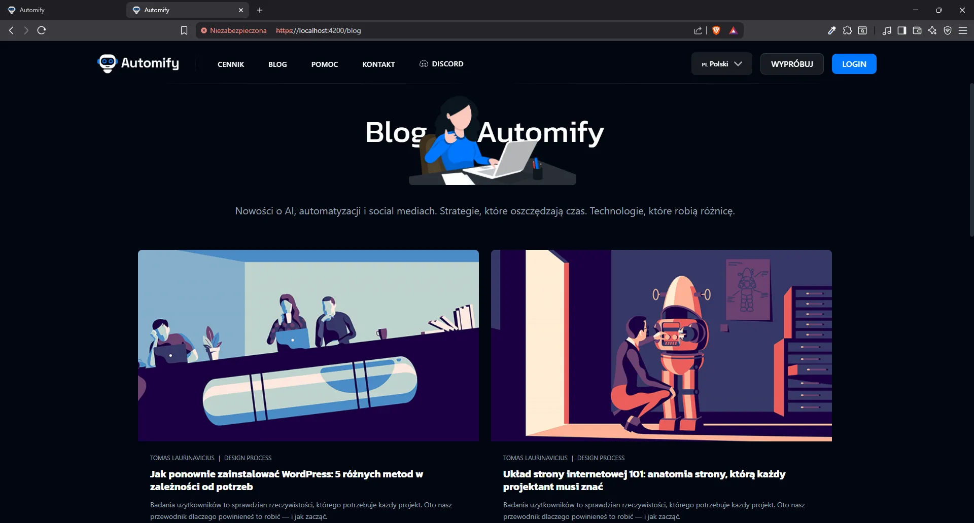Automify Social Media Automation - Project thumbnail 5, click to view full size