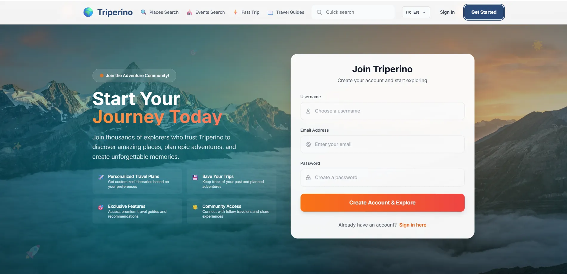 Triperino.com - Project thumbnail 2, click to view full size